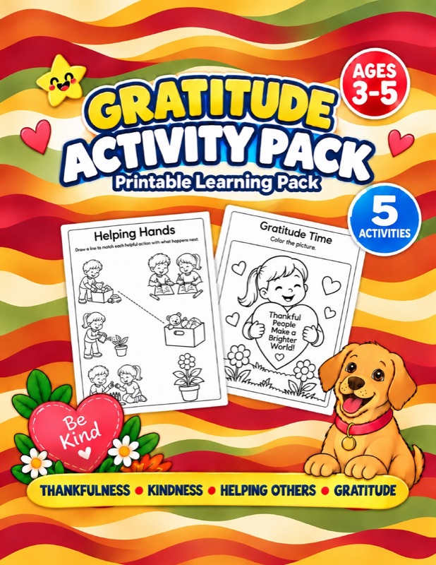 Gratitude Activity Pack cover